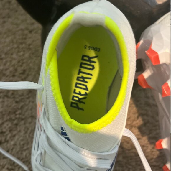 Adidas(GS) Predator Edge.3 MG 'White'Kid's Soccer Cleats - Picture 9 of 10